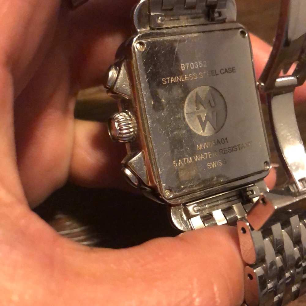 Michele Deco Day Mother of Pearl Diamond Watch - Picture 3 of 5